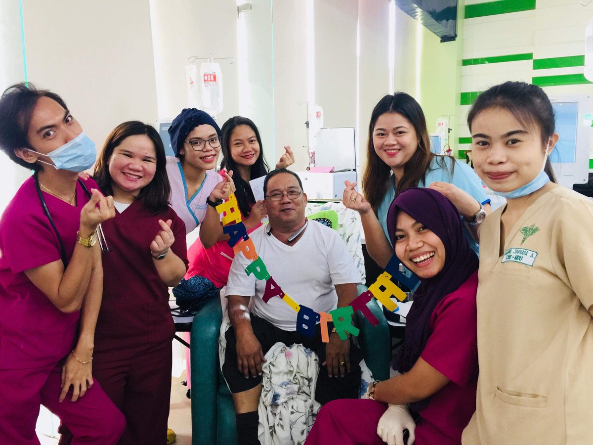 annanncite's tweet photo. Small ways to make our loving patient happy on his special day.

#HDnurses #StationC https://t.co/PLH73DGibN