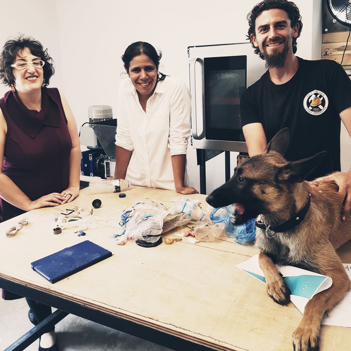 A fruitful conversation regarding plastics in a circular economy. @PlasticTwist #PlasticTwist #ReclaimPlastic #shredder #compression #injection #preciousplasticgreece #EndPlasticPollution