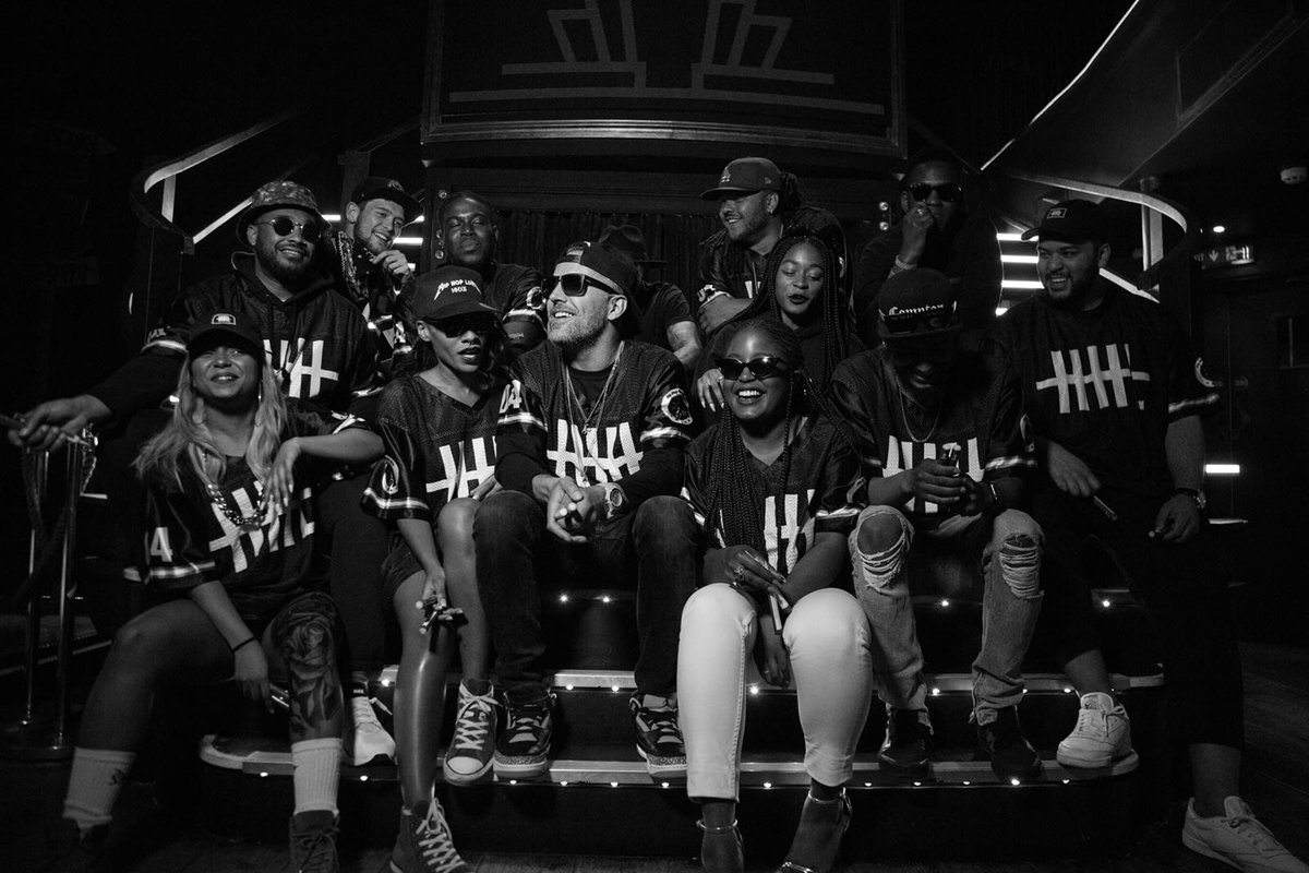 Hip Hop LDN squad at the The London Club &amp; Bar awards filming 2018! You know who to vote for 😉 #Awards #GetOnTheBus