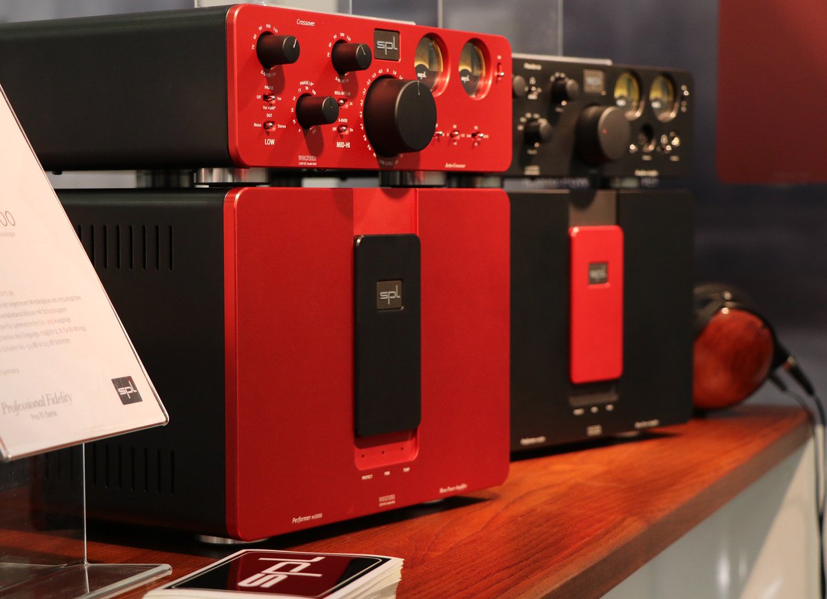 splhifi's tweet photo. Day #1 at the #highendmunich2018
Check out the new active analog 2-way crossover SPL Crossover as well as our new Mono Power Amplifier Performer m1000 (1000W @ 2Ohms - Class AB) πΆ
High End π Hall 1D09.
#splProFi #ProfessionalFidelity πΆ
#splCrossover #splPerformerM1000 https://t.co/oZyHQuOtH7