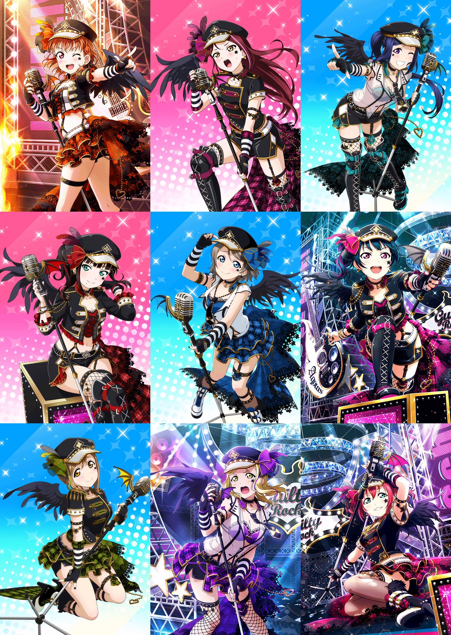 ラブライブ カード画像bot On Twitter Aqours パンクロック編 Https T Co Rgpipavuqs