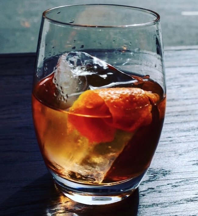 Cuban Old Fashioned. This week’s cocktail. <a href="/CointreauUK/">Cointreau UK</a>  , <a href="/havanaclub_it/">Havana Club Italia</a>  with orange bitters, House of Angostura and an orange twist. 
#cocktailoftheweek #cubanoldfashioned #visitscotland