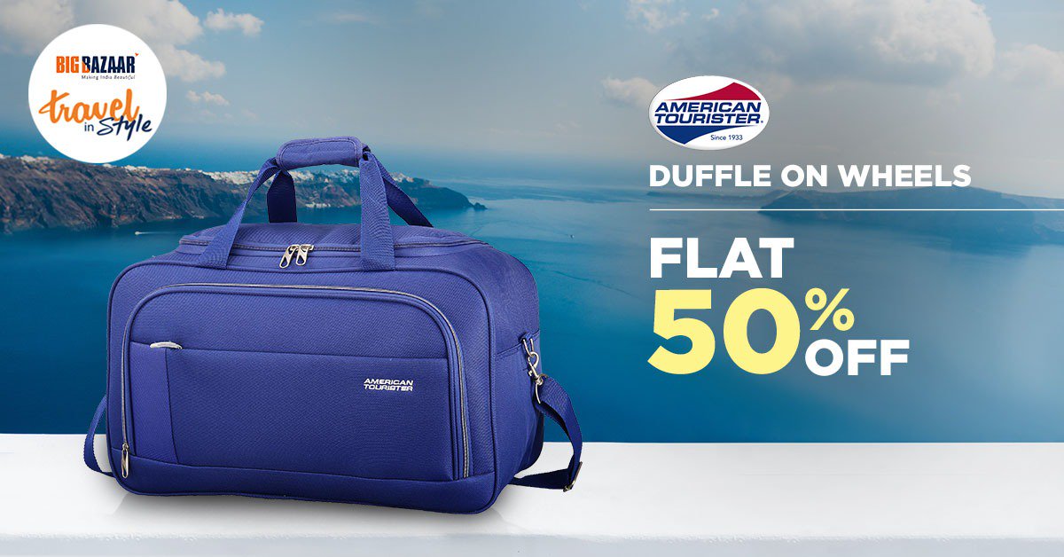 big bazaar travel bag offer