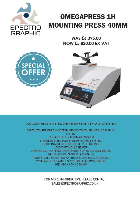 Spectrographic_'s tweet image. Check out this amazing deal on this mounting press!! last one....#metallurgy #metals #metallography  🔬