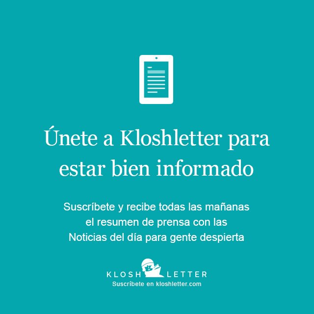 Todas las mañanas, a las 7 en punto, recibe el resumen de prensa con el que amanecen ya miles de suscriptores bien informados #Kloshletter