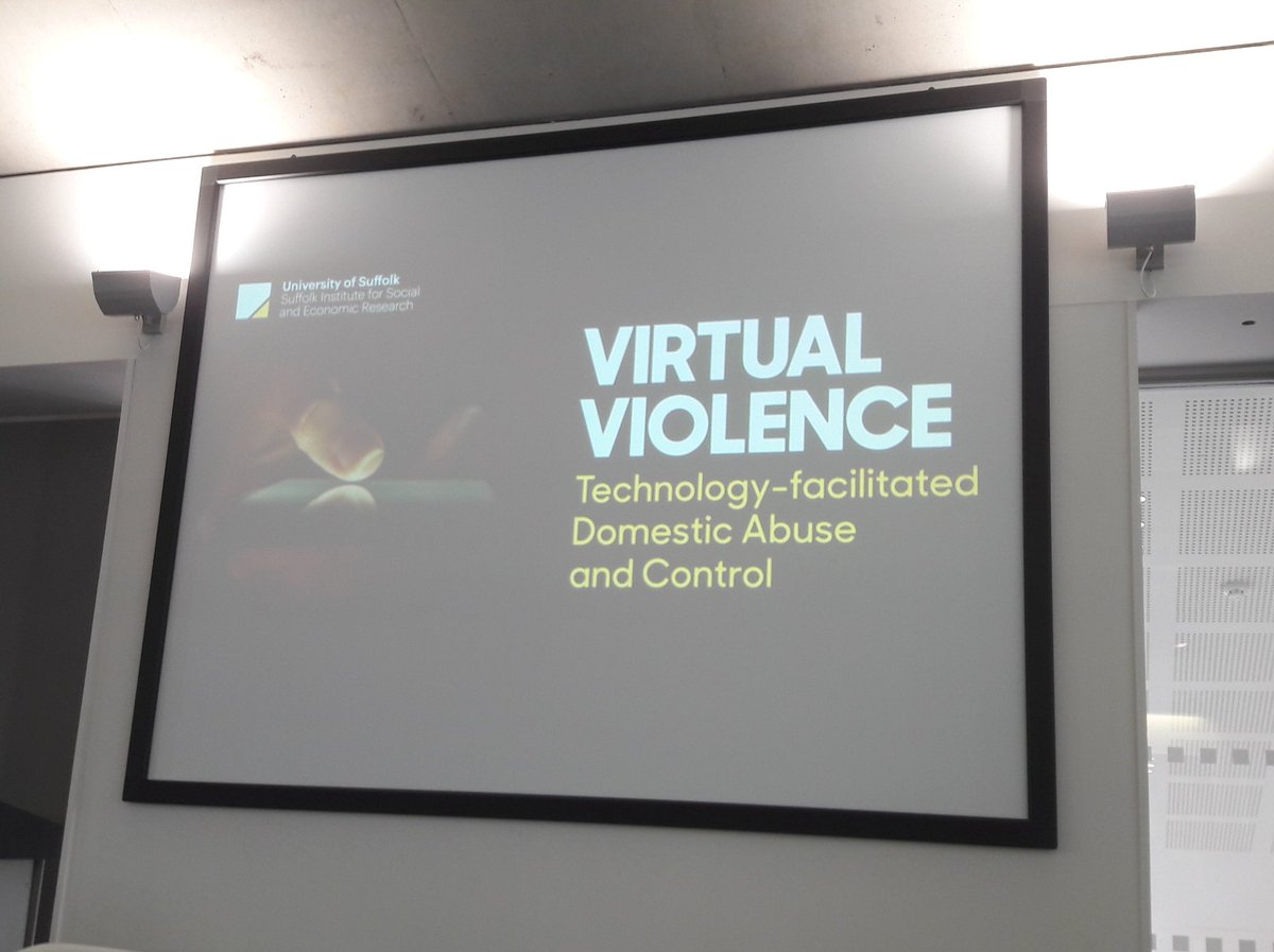 Thought provoking #VirtualViolence18 conference @UniofSuffolk New dimension of #HiddenHarm for all of us to confront