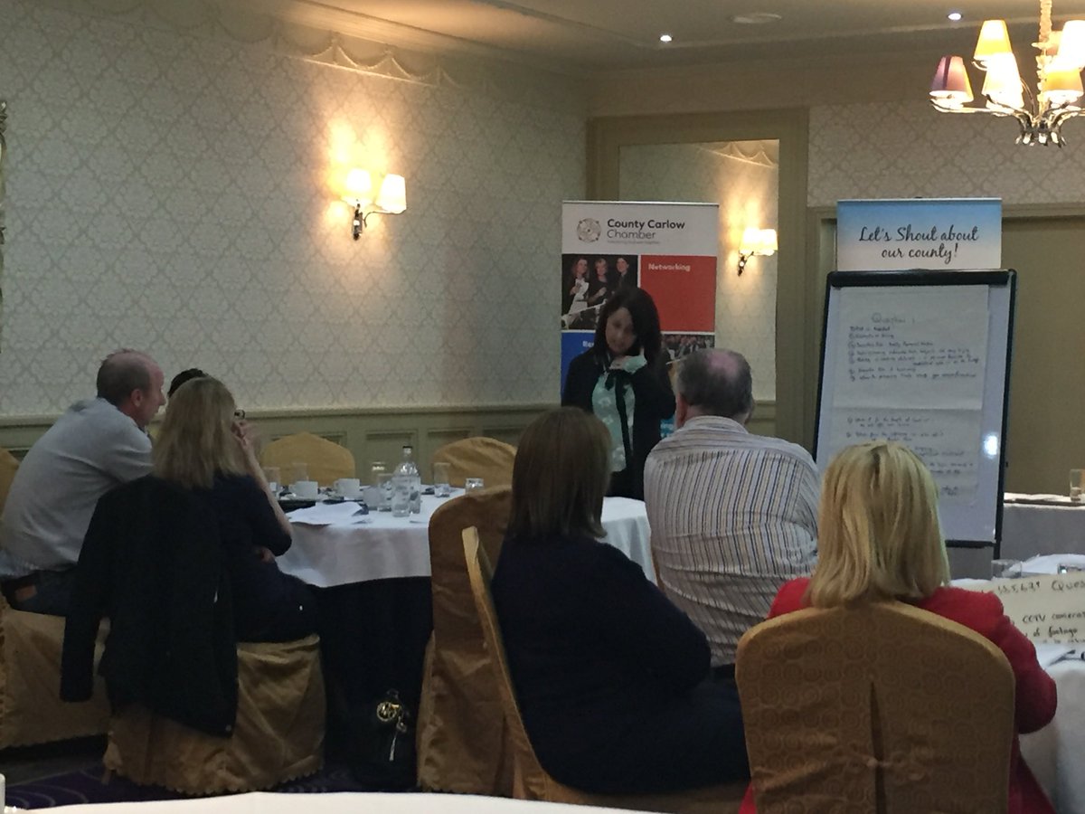 carlowchamber's tweet photo. Today we are in @woodforddolmen for #GDPR Workshop 3 looking at Data Protection Impact Assessments #getGDPRready https://t.co/TDkgLIWEfm