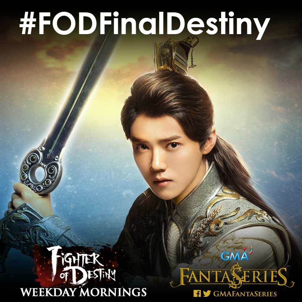 GMAFantaSeries's tweet photo. #FODFinalDestiny is the official hashtag for #FighterOfDestiny on May 11, 2018 (Friday). https://t.co/zDOKLR7u9S