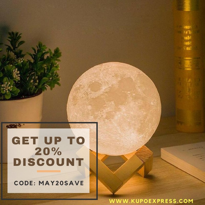 KupoExpress's tweet photo. Exclusive #discount available on our #1 best seller Moonlight LED Lamp. Start filling up your #carts now! Limited time only!
https://t.co/KbR8MQchJP
#onlineshopping #onlinesale #onlinestore #OnlineMarketing #onlinebusiness #Walmart #WalmartFlipkartDeal #Deals #coupons #Amazon https://t.co/ztrUVF4itW