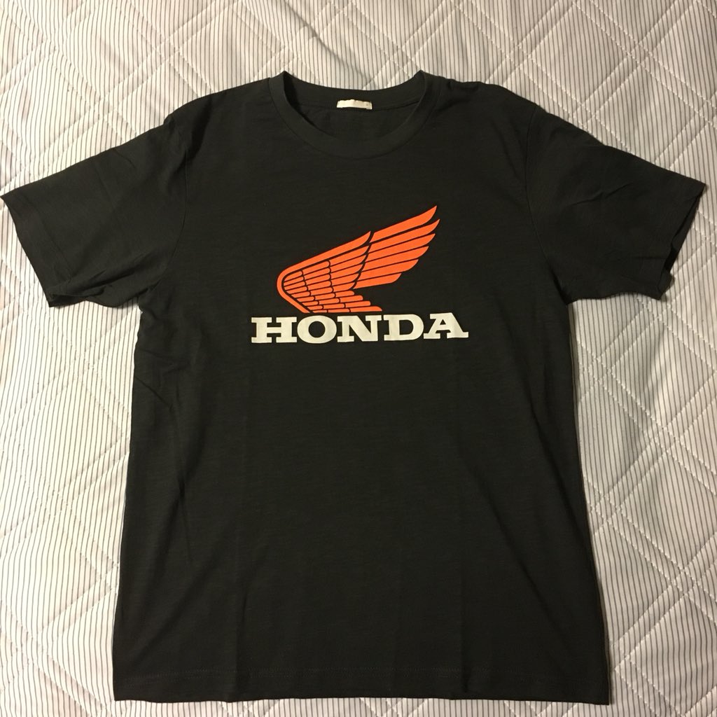 Kogarider ホンダの旧ロゴとnsrのtシャツなんて絶対買っちゃうやつじゃんw Gu ホンダコラボtシャツ Nsr