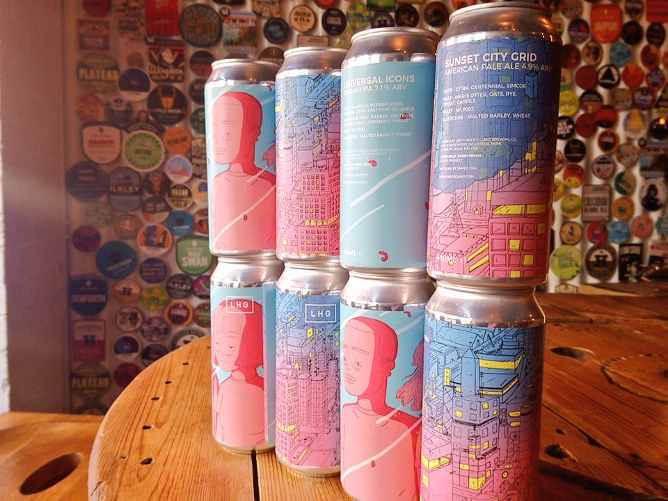 Tasty new beers from <a href="/LHGBrewingco/">Left Handed Giant</a> delivered today: Universal Icons, a 7.1% Belgian IPA and Sunset City Grid, a 4.9% APA. 
Good for sipping in the sun!