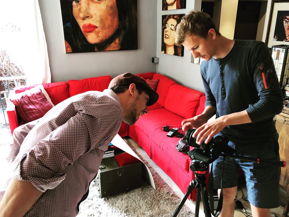EkranFilm's tweet photo. “Hugo” dir. Wojciech Klimala checking out Ekran’s gear before our videographer @adamwojtkowiak shoots an interview for our blog #hotdocs25 #ekran2018 @hotdocs https://t.co/cx2dnY9vhv