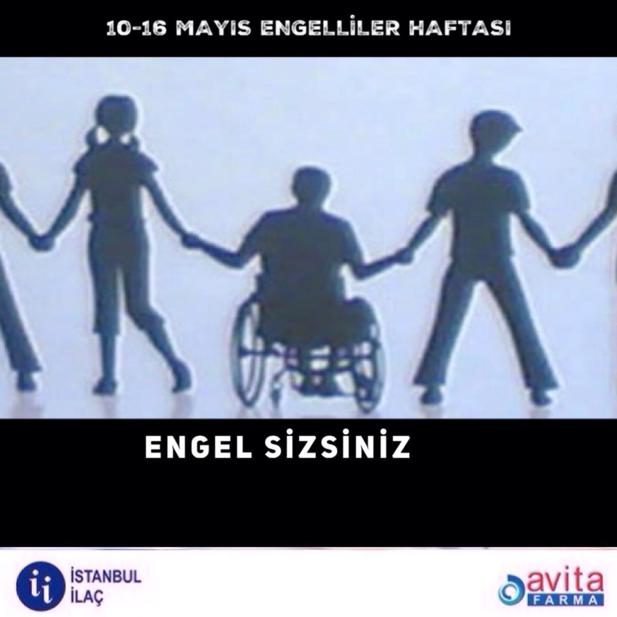10-16 Mayıs Engelliler Haftası #Engelsizsiniz #engellilerhaftası #probiyotik #probiotic #ilaç #otc #balıkyağı #omega3 #eczane #probiyotik #nazalaspiratör #insulin #diyabetik #gebelik #gebelikteomega3 #bebek #çocukgelişimi #çocuk #çocuksağlığı #yetişkin #yetişkinsağlığı #healty