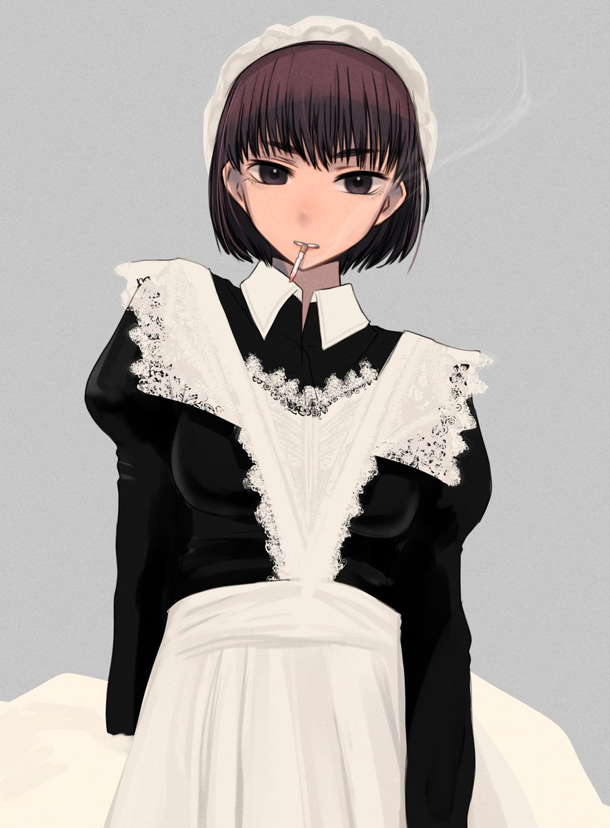 「うちのメイドは感じ悪い 」|となりの岸田のイラスト