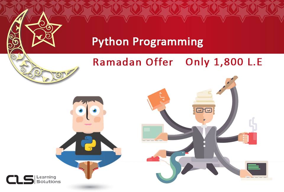 CLSLearn's tweet image. Why learn #python ?
*Web Development with Python
*Iterative, Agile Design
*Python has High Salaries
*Python Security
*Python, Artificial Intelligence & Machine Learning
*Python Diversity & Flexibility
Join Now #Python_Programming Course
Book now: 01001692348 in #Ramadan Offer