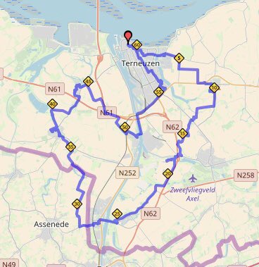 Miniroparunzvl's tweet photo. De #route voor #MiniRoparunZeeuwsVlaanderen #editie #Terneuzen #ZeeuwsVlaanderen #25mei2018 #Roparun https://t.co/Cl3EOZKnKM
