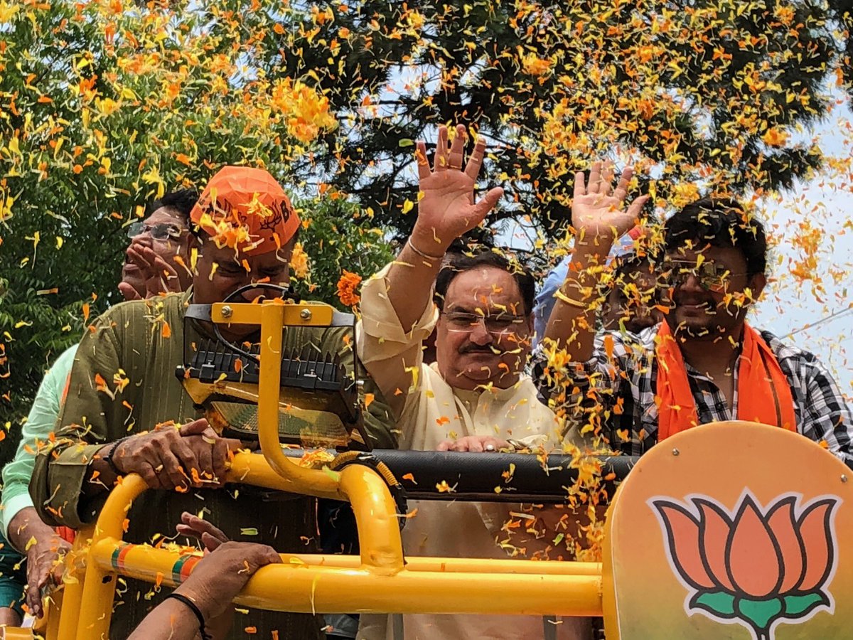 JPNadda's tweet image. Campaigned in Padmanabhanagar assembly constituency in Bangalore, Karnataka &amp;amp; urged people to reject the divisive &amp;amp; corrupt politics of congress &amp;amp; vote for BJP to select development. I am overwhelmed with the huge support for BJP's model of development. #KarnatakaTrustsModi
