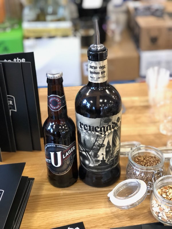 coalitionbeer's tweet photo. We were @majestickin last night at a tasting session with @doghousedistill. They make the delicious Renegade gin, grain to bottle. Very nice! Thanks to all those who stopped by. #majestic #tasting #beer #craftbeer #unitylager #Gin #london https://t.co/hBKOJOYbWP
