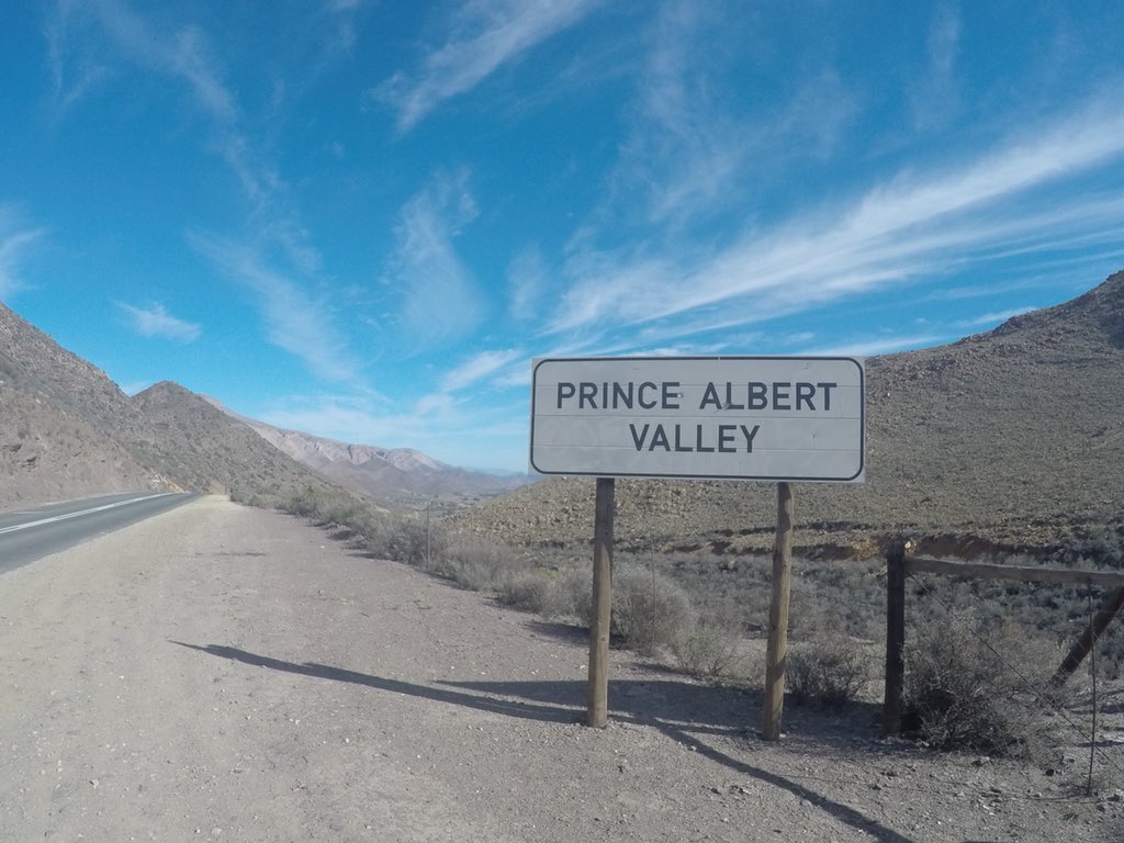 RobertFutselaar's tweet photo. All road today so a nice easy ride. We road De Rust to Prins Albert for 76km stage with about 800m of climbing. Beautiful scenery and we had a rider join us out on the road @freewillyza @henryrcollins @TransAfricaAdv https://t.co/hRd8qgyzAz