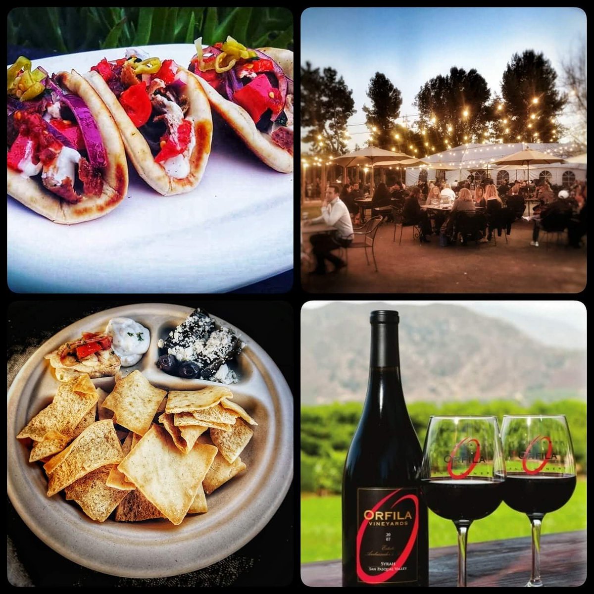 SpinningMeats's tweet photo. ππ·πΆ Celebrate Mom a little early with a glass of wine, delicious Greek food and live music. ππ·πΆ
ποΈ Friday May 11th
π Orfila Vineyards & Winery
π 3pm - 7pm
#sdwine #moms #livemusic #northcounty #gyro #greeknachos #falafel #gyrosliders #greekfood #sandiegostyle https://t.co/9NQv0syHyM