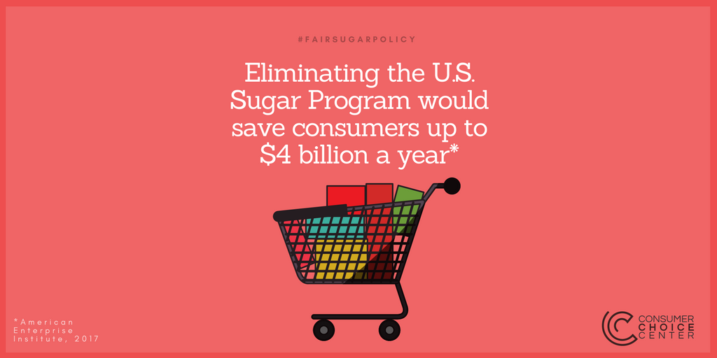 ConsumerChoiceC's tweet photo. Keeping sugar subsidies in place raises prices and harms consumers – @ConawayTX11 should put American consumers and their pocketbooks before Big Sugar https://t.co/nQaHdGrUT1 #FarmBill #consumerchoice #FairSugarPolicy #sugarprogram https://t.co/nGd0JnEjXx