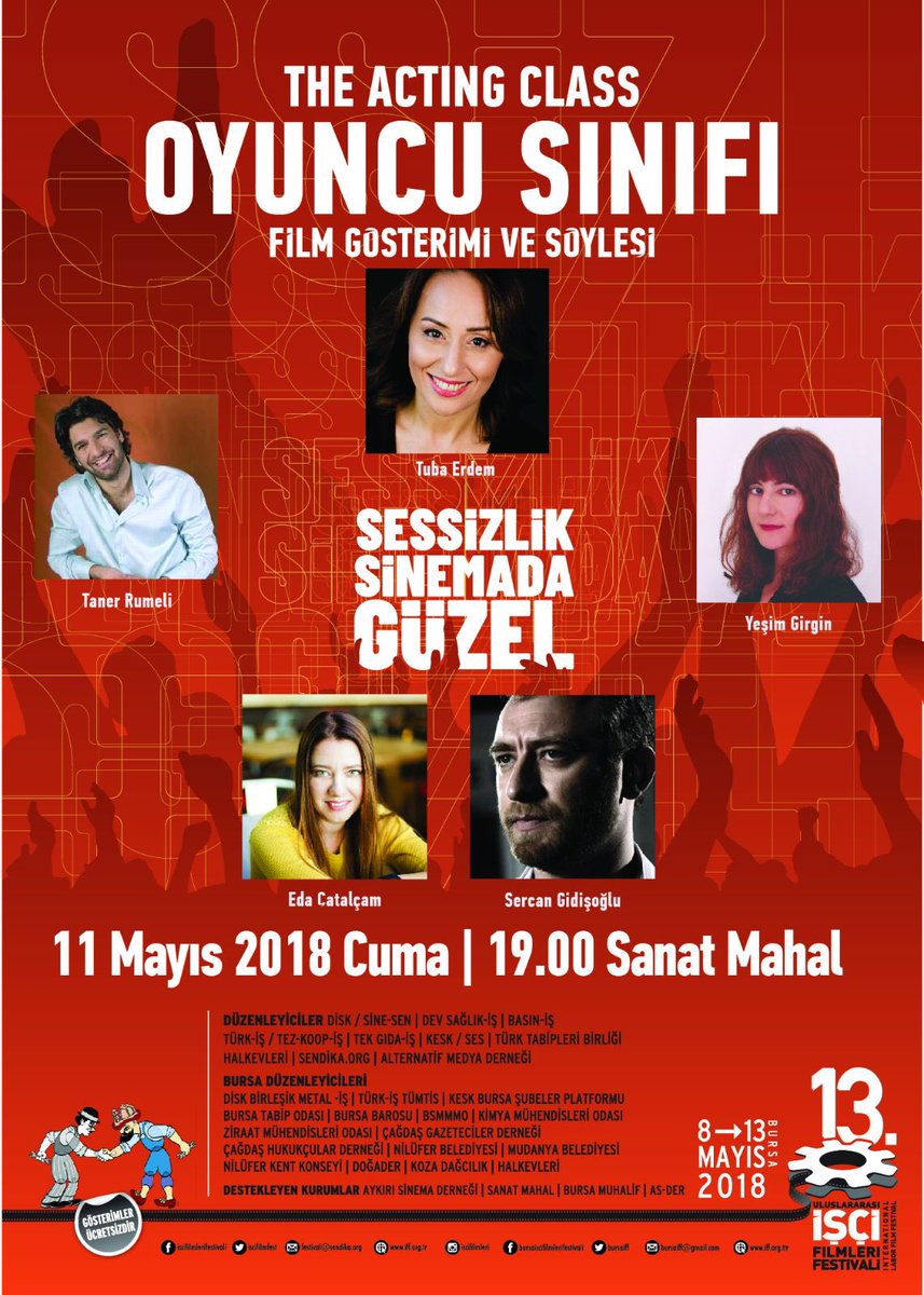 İşçi Fimleri Festivali SanatMahal'e konuk oluyor. Detaylı bilgi ve program için iff.org.tr