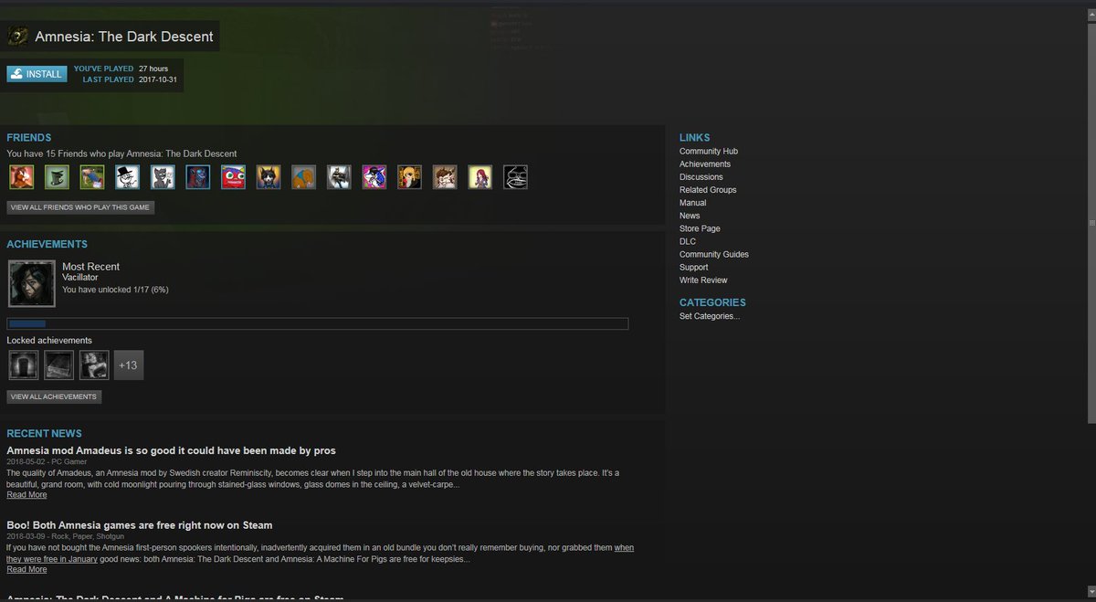 amnesia the dark descent achievements