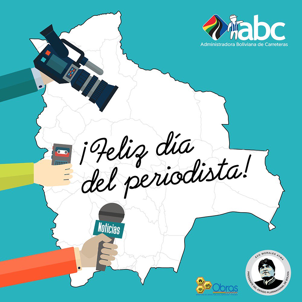 Porque su trabajo es fundamental para el ejercicio democrático, felicitamos a los trabajadores de la prensa