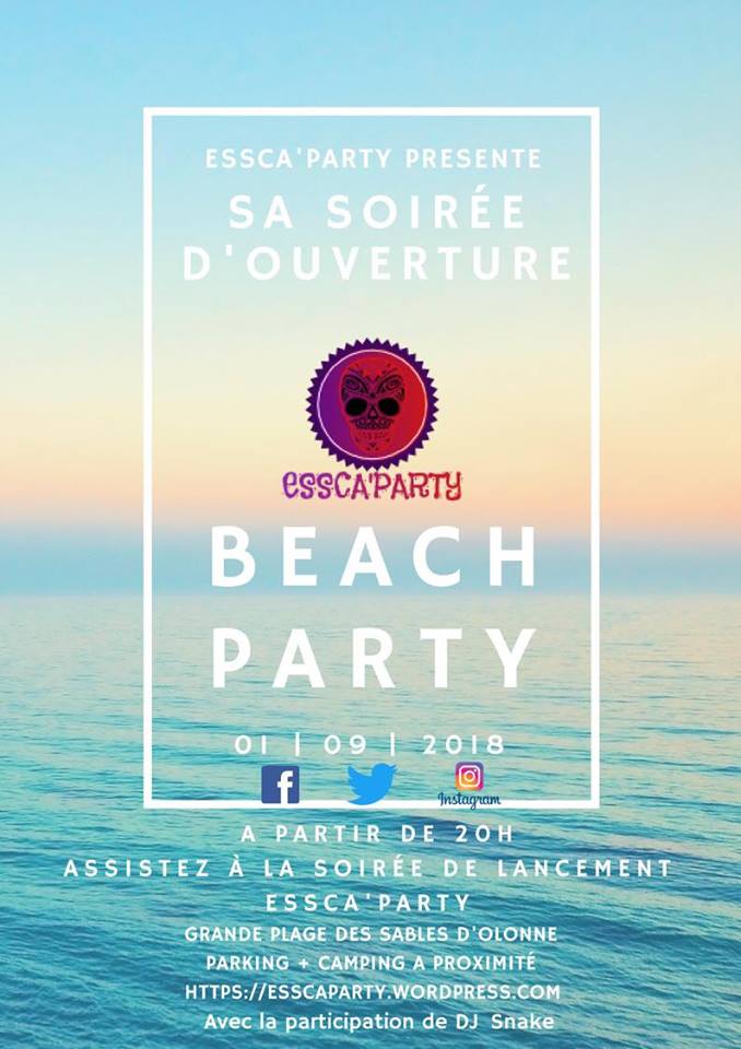 EsscaParty's tweet image. Coucou les p'tits loups,
Essca'Party débarque enfin avec sa première soirée pour l'ouverture de l'entreprise.
Venez en nombre pour découvrir notre nouveau concept et bénéficier d'avantages sur vos prochaines soirée Essca'Party.