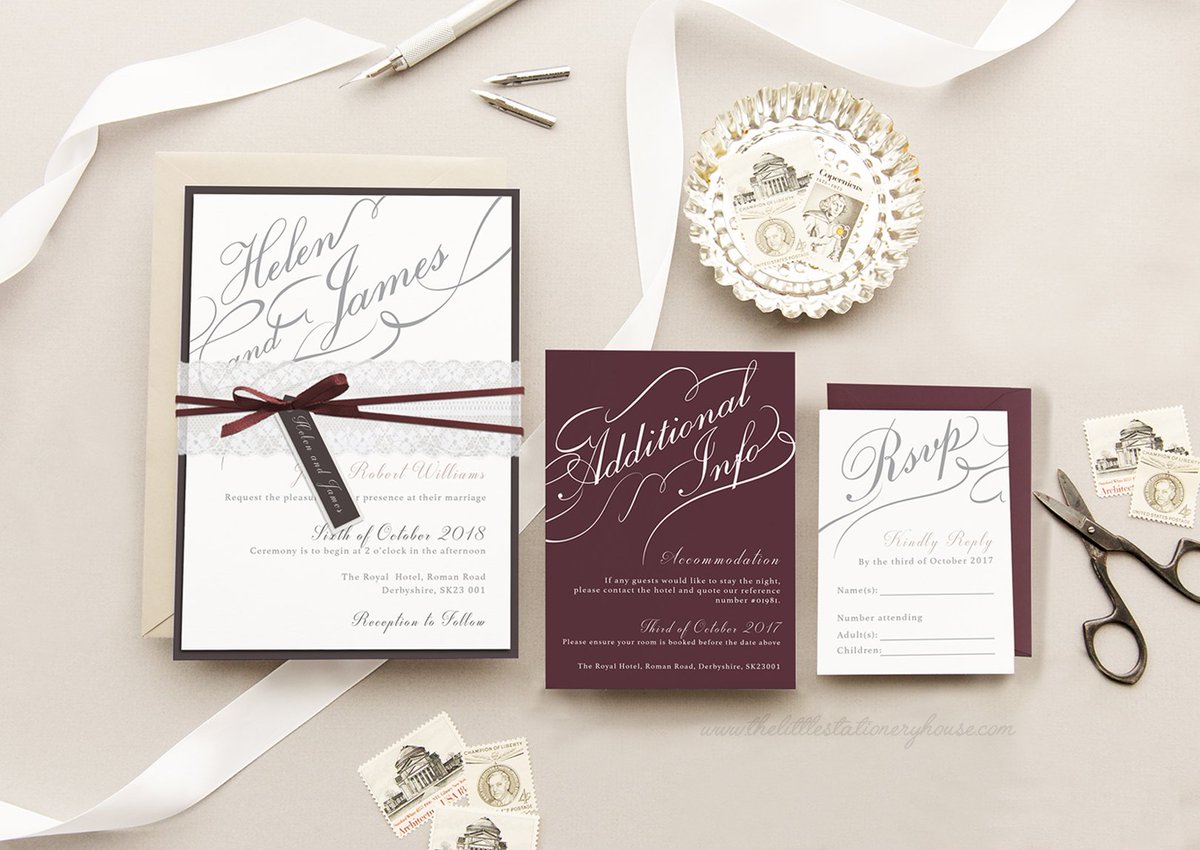 C O R D I A L L Y   I N V I T E D
Shop our gorgeous new invitation suites now at thelittlestationeryhouse.com 💌 #weddingstationery #Invitations
