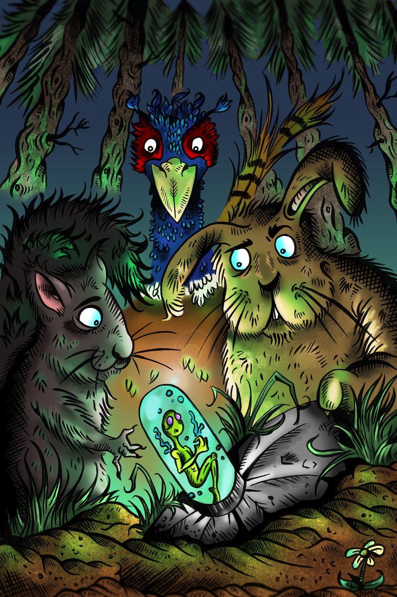theonlyAJO's tweet photo. I'm Andrew Owens, digital fantasy illustrator and childrens'  cartoonist, currently available for commissions! Get in touch with me at https://t.co/XbeDzXj02S
#Illustrator #hireanillustrator #illustration #ChildrensBooks #cartoonist #illustratorwanted #fantasyillustrator https://t.co/FHFsBf6TlN