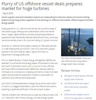 New vessels are coming to the US offshore wind market-- Read our analysis here: bit.ly/2rwr11U 
#offshorewind #wind <a href="/AeolusEnergyGP/">Aeolus Energy Group</a> <a href="/FOWindcarrier/">Fred. Olsen Windcarrier</a> <a href="/zentech_usa/">Zentech Incorporated</a>