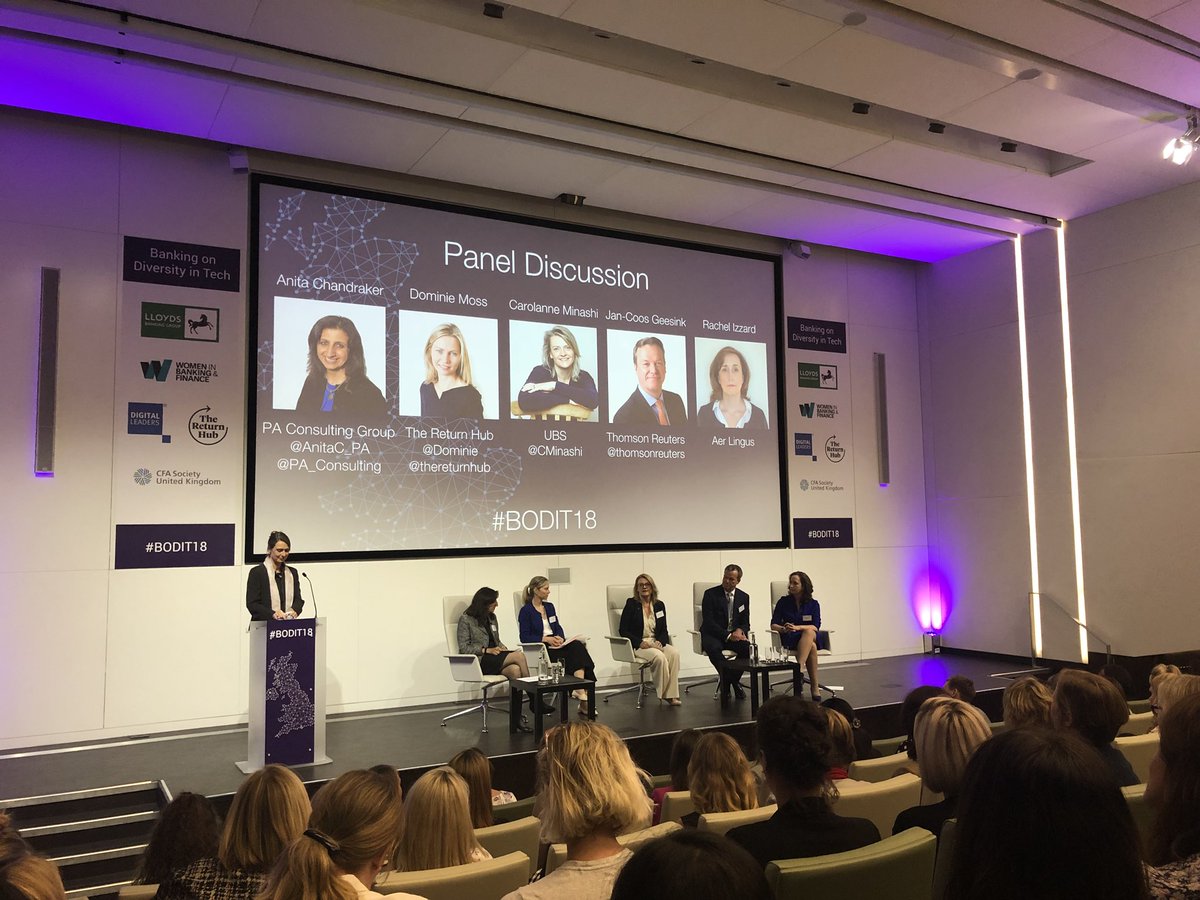 SLJBarts's tweet photo. Hire more women, promote more women, lose less women - the only way to #accerleratethechange in #genderequality @CMinashi on the inspiring #BODIT18 panel https://t.co/UrloqnrNIj