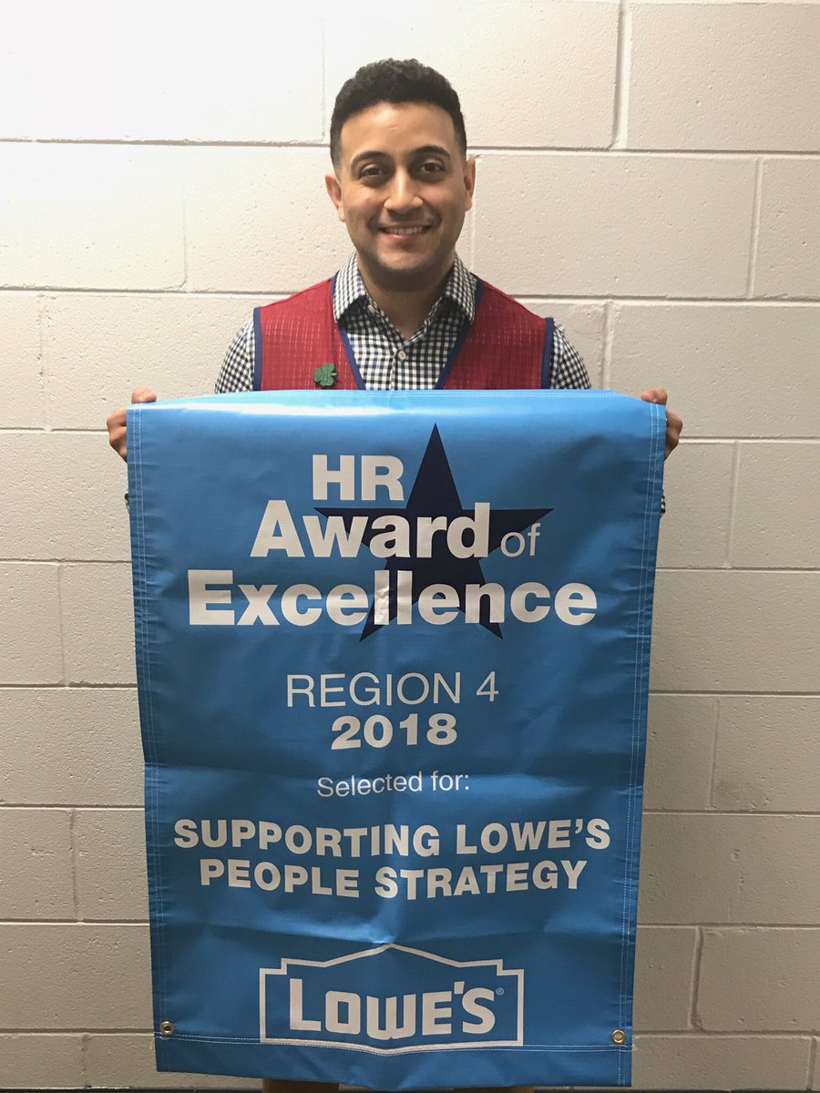 Check out this R4 HR Award of Excellence banner winner! Way to go Terrell, thank you for being highly engaged in our people strategy🤩😎🌠🎉 #winning #Lowes life @HR4Connected <a href="/TerrellTovar/">Terrell Tovar</a> @theswaggymitten <a href="/Market844Lowes/">Lowes Central & West Michigan</a>