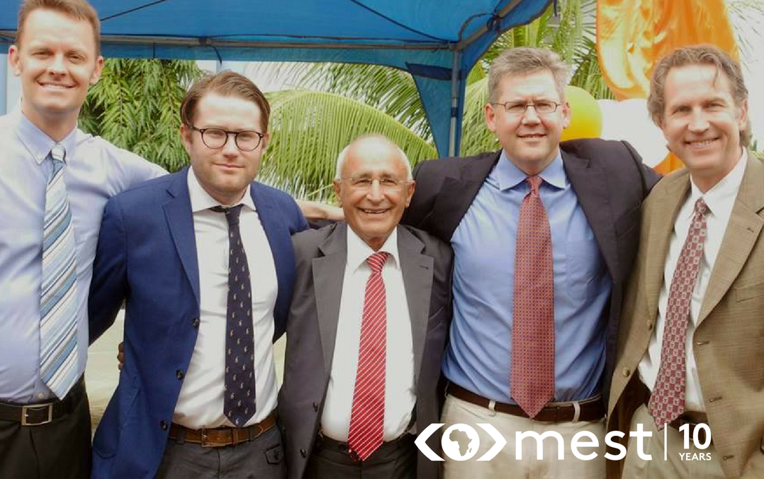 MESTAfrica's tweet photo. 🇬🇭 We couldn't have made it through the past ten years without the help from our amazing advisors Ashok Bhanaut, Brian Flynn, @stefancars, and @nhansch! #MEST10years #PeopleofMEST #tbt https://t.co/YNRfswvsLq