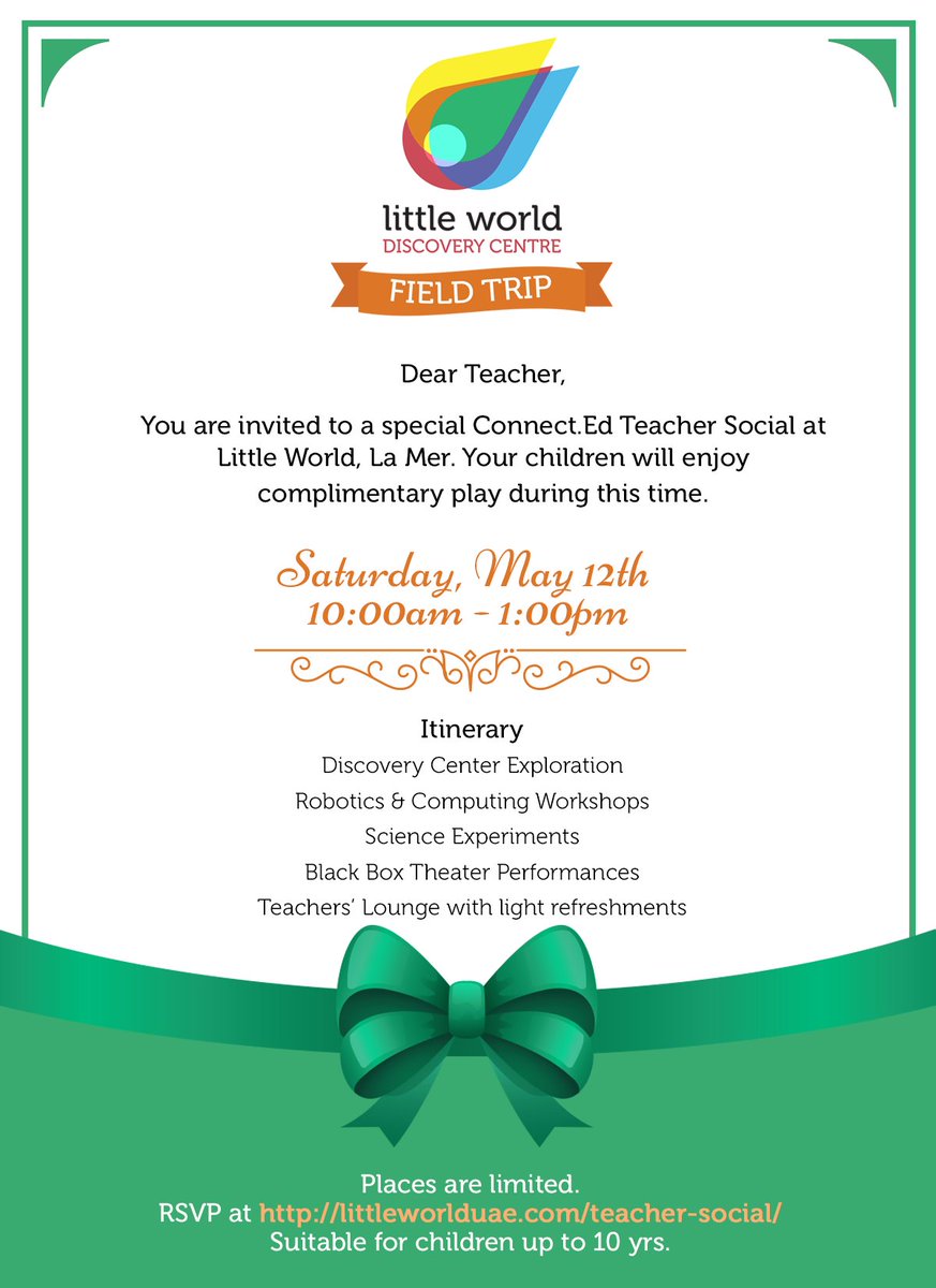 Excited for the @Connected_Tweet Teacher Social <a href="/LittleWorldDC/">littleworlddaycarepreschool</a> @LaMerDubai. Dubai teachers w/ kids welcome to join from 10am on Sat for a morning of fun educational activities&amp;play based discovery. Spaces are limited so sign up here first! bit.ly/2rzFji3 #TeachUAEchat