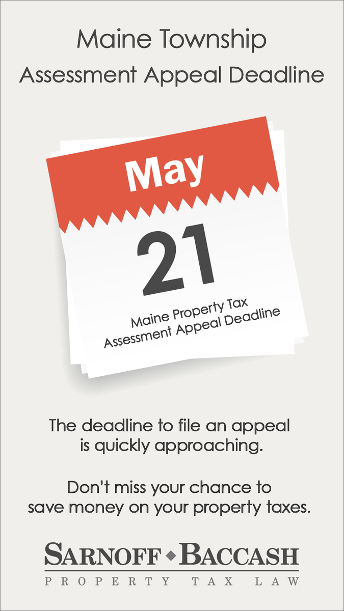 SarnoffBaccash's tweet photo. The deadline to appeal your #PropertyTaxes in #MaineTownship is fast-approaching. Don't miss your chance to save money on your #taxbill. Contact our #attorneys today! #SarnoffBaccash #DesPlaines #ParkRidge #Morton Grove https://t.co/Fw46ZauEF1