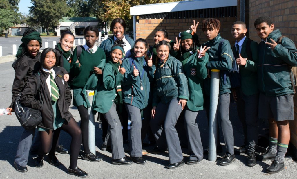 Grade 11 Bunking Team at De Kuilen High 😸