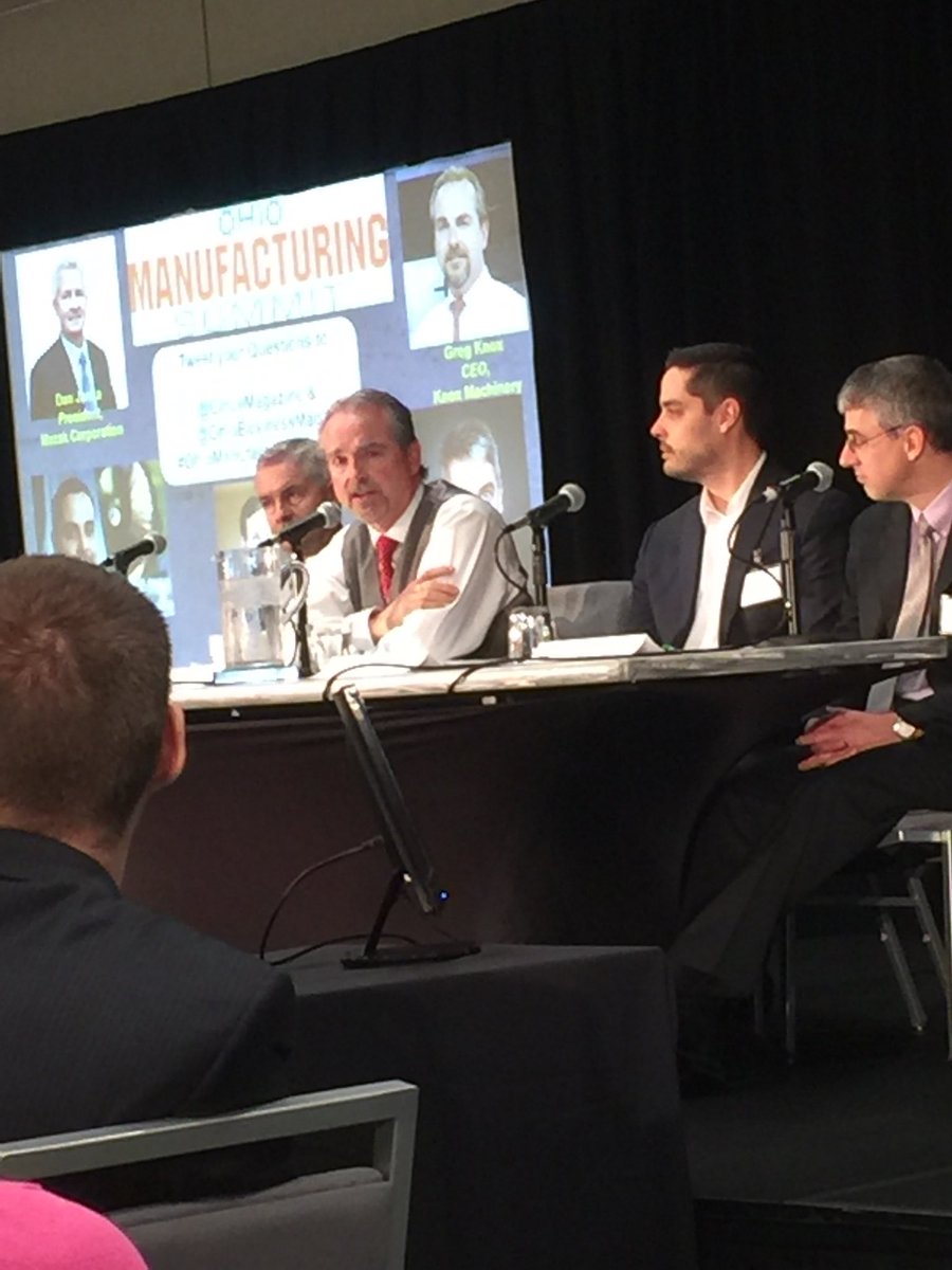 OhioGhostWriter's tweet photo. Leveraging technology helps move the needle towards getting 3x-5x productivity gains per worker #ohiomanufacturingsummit @KnoxMachinery https://t.co/Kcfg9Pu2GN