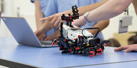 FHSSloaneSquare's tweet photo. The Junior girls have been participating in STEM week with sessions including a robotics workshop and a tower building challenge. #FHS #FHSSTEM https://t.co/yS2MG2MQas