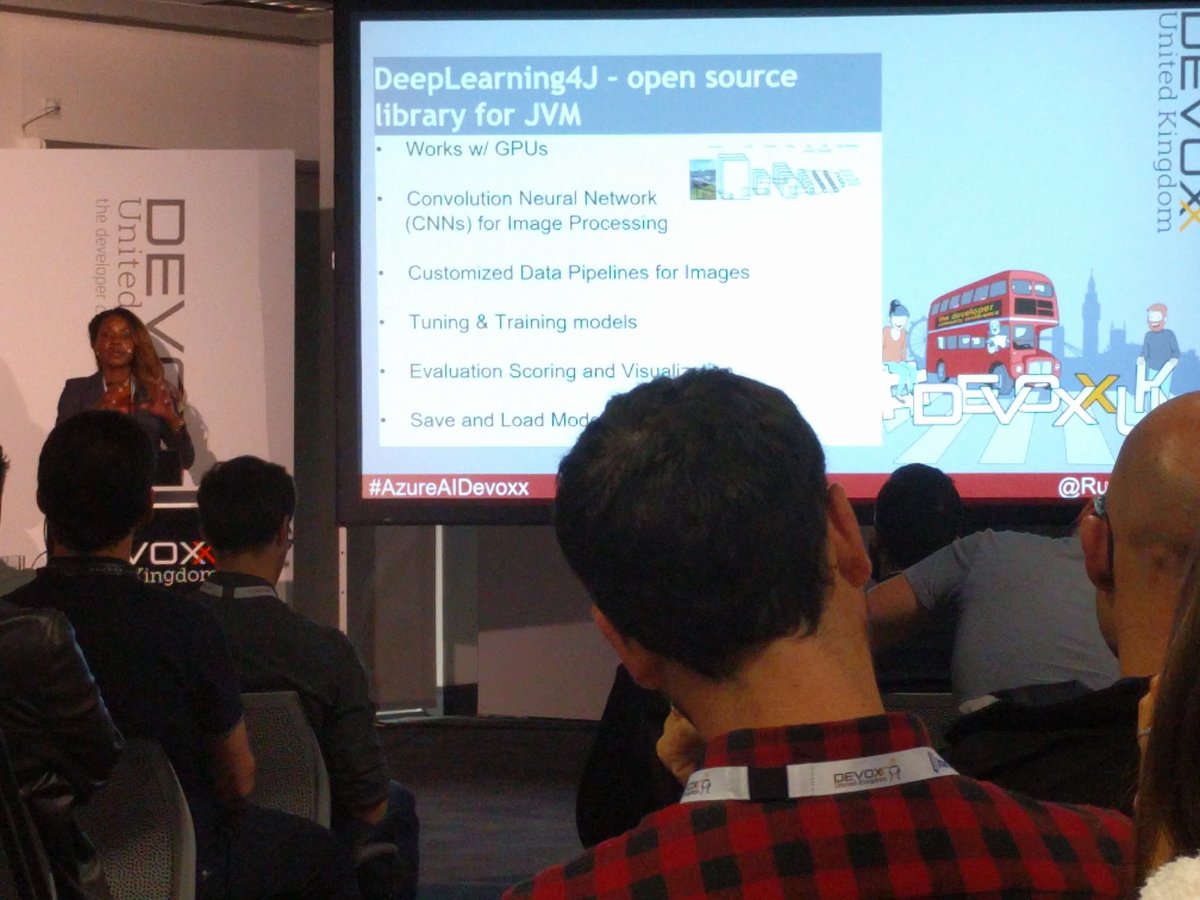 johanvos's tweet image. At #DevoxxUK listening to @ruthieyakubu talking about #deeplearning4j and azure. #azureaidevoxx #dl4j #java