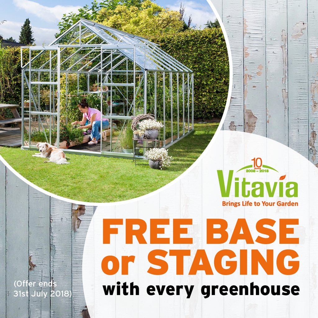 VitaviaLtd's tweet photo. Looking for a #greenhouse to grow your own delicious vegetables?! Look no further! #Vitavia #gyo #ThursdayThoughts https://t.co/lIVUjkEVxk