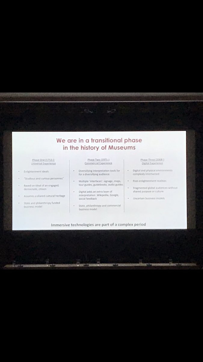 rebeccanewell's tweet photo. Museums as worlds through words, environment and voice. Whatever virtualisation means for museums, these run deep. #casvr @NationalGallery https://t.co/jxJVGe5jMC