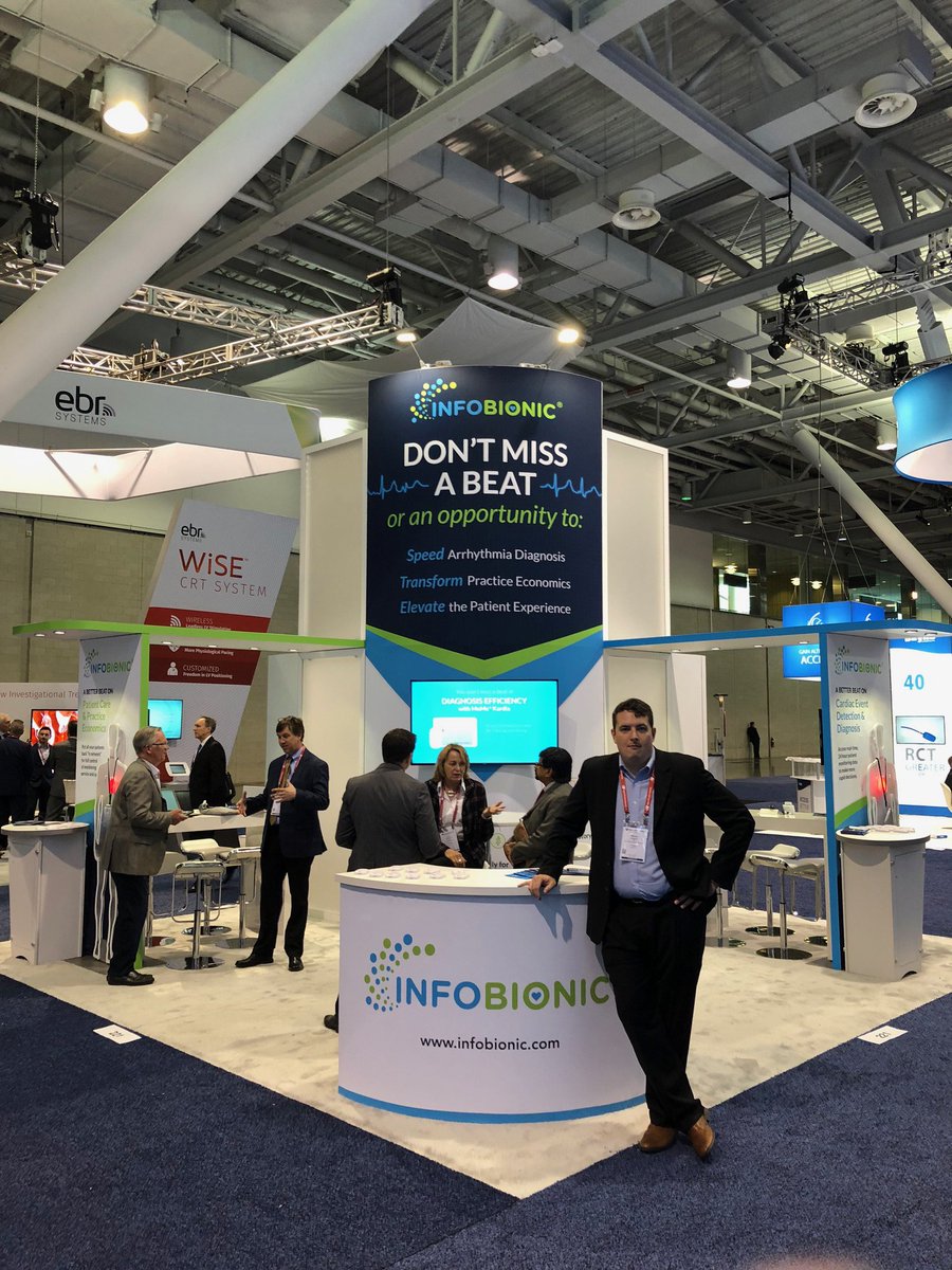 InfoBionicAi's tweet image. It was a busy first day at @HRSonline&apos;s 2018 Scientific Sessions. Be sure to stop by our Booth #221 today to see how MoMe® Kardia stacks up against your current ambulatory cardiac monitoring system. #HRS2018