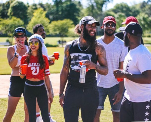 LifeofLara's tweet photo. Where you’ll catch me On Sunday when I’m not traveling. #mychurch #outdoorlife #family #megakickball #cupcheck #squad  #WinnersTeam https://t.co/icHbRPY25Y
