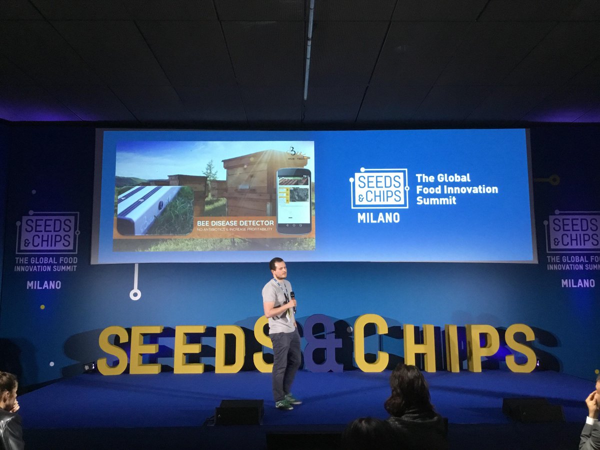 sbcFoodTech's tweet image. First #startup pitching at #sbcFastTrack #Milan afternoon session: 3bee! An innovative disease detector for farming animals! @SEEDSandCHIPS 
#agtech #foodtech #agriculture #farming #innovation #SaC18
