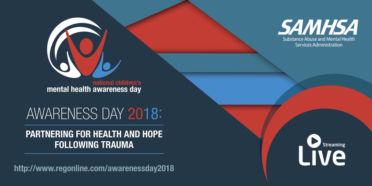 samhsagov's tweet photo. Today's Awareness Day shines a national spotlight on the importance of caring for every child’s mental health. Learn how communities observe the day: https://t.co/s3VvywBcrO #HerosofHope https://t.co/1kkT1s0Ezj