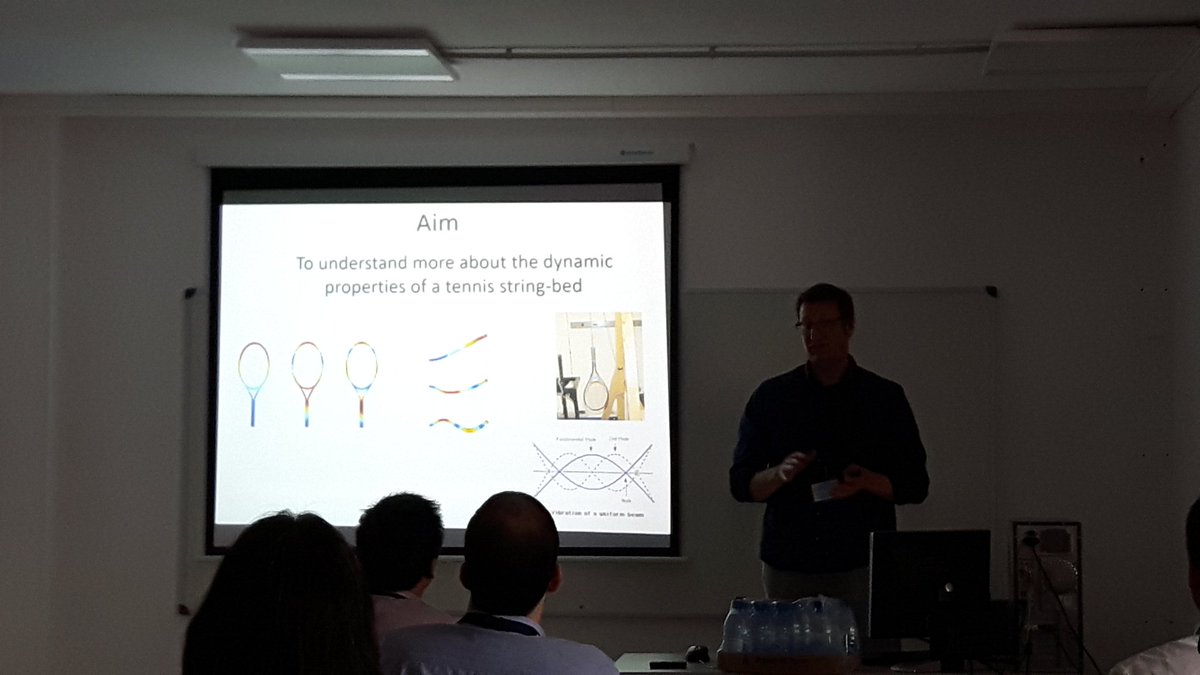 2018Tmce's tweet photo. Analysing a #tennis racket.
#TMCE2018 #symposium #engineering #sports https://t.co/55CJrCy8Hv