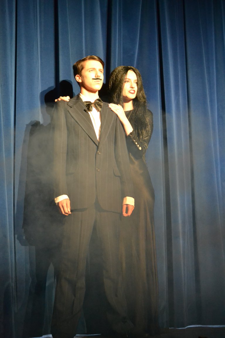 RYTheatre's tweet photo. Night 2 is about to begin! 

💀💀💀

#RYT #AddamsFamily #Musical #Gomez #Morticia #BreakALeg #RiversideYouthTheatre https://t.co/WsRlBOxRdn