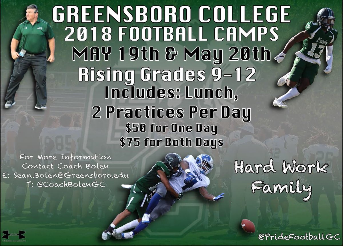 Greensboro College Football tweet media